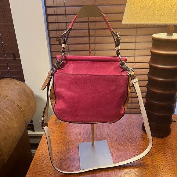COACH Willis Leather Bag in Pink Colorblock w/ LTD. Edition Legacy Lining 19031 - Picture 8 of 16